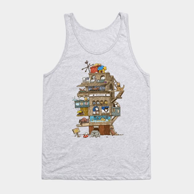 The Dog House Tank Top by nickv47